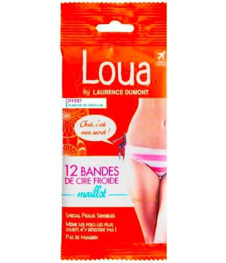 Loua Tiras Depilatórias Virilha 12 Unid. 