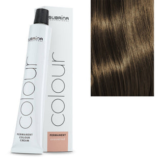 Subrina professional Essential Color, Tintura Permanente Per Capelli, 6/8 Biondo Scuro Opaco, 100 ml