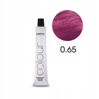 Subrina Professional Tintura Per Capelli Professionale Creativa Permanente, 0/65 Rosso Mogano, 100 ml