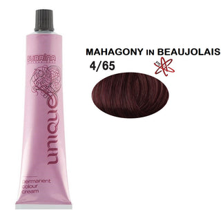 Subrina Professional Unique Permanent Hair Dye 4/65 Medium Chestnut Mahogany 100 ml