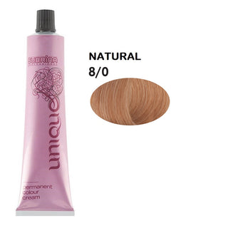 Subrina Professional Unique permanent hair dye 8/0 Light Blonde 100 ml