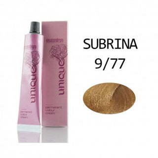 Subrina Professional Tintura Per Capelli Permanente Unica, 9/77 Biondo Chiarissimo - Castano Intenso, 100 ml