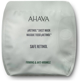 Ahava pRetinol Retinol Antirrugas e Refirmante Máscara de Tecido para Rosto 17 g 