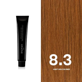 Balmain Professionnel Couleurs Couture Tinta Permanente Para Cabelos 8.3 Loiro Claro Dourado 60 ml 
