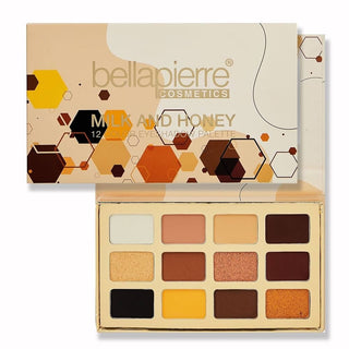 Bellapierre Milk & Honey Palette de sombras de ojos 12 tonos 25 g 