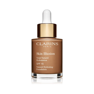 Clarins Skin Illusion Fondotinta Crema 115 Cognac SPF 15 30 ml — Fondotinta