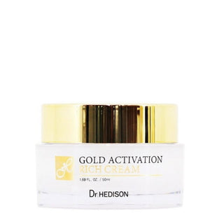 Dr. Hedison Gold Activation oro 24K antiedad crema rica para el rostro 50 ml 