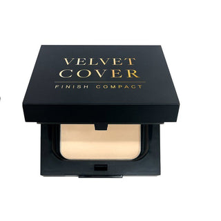 Dr. Hedison Velvet Cover Finish Compact Polvo compacto mate 21 Beige chiaro 14 g 