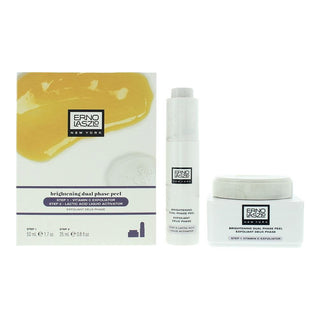 Set Erno Laszlo: Fase 1 Ácido poliláctico Crema exfoliante 25 ml + Fase 2 Ácido láctico Alisa delicadamente la piel apagada Sérum para el rostro 25 ml 