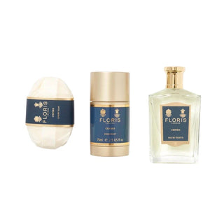 Set Floris Of London: Cefiro Eau De Toilette Unisex 100 ml + Cefiro Duftseife 100 g + Cefiro Deodorant Stick Antitranspirant Unisex 75 g 