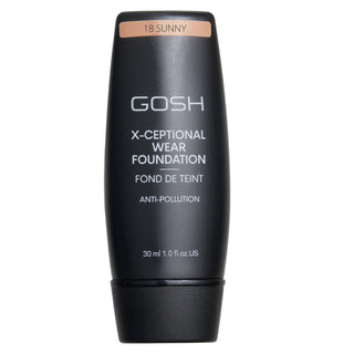Gosh X-Ceptional Wear Vitamina E Base de maquillaje en crema de larga duración 18 Sunny 35 ml 