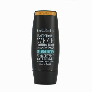 Gosh X-Ceptional Wear Vitamina E Base de maquillaje en crema de larga duración 19 Castagna 35 ml 