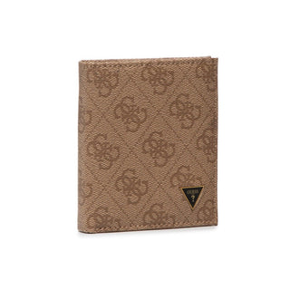 Guess Vezzola Fabric Wallet Small wallet SMVZLALEA22 Brown For men 