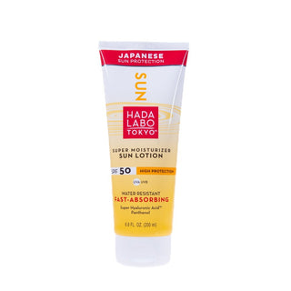 Hada Labo Tokyo Sun קרם לחות חומצה היאלורונית תחליב הגנה מהשמש 50 200 מ"ל 