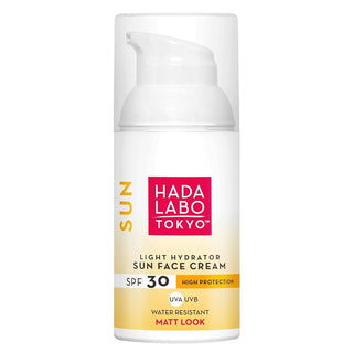 Hada Labo Tokyo Sun קרם לחות עם חומצה היאלורונית קרם הגנה לפנים SPF 30 50 מ"ל 
