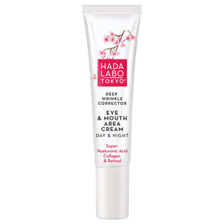 Hada Labo Tokyo Hada Labo חומצה היאלורונית וקולגן אנטי-קמטים יום ולילה קרם לעיניים 15 מ"ל 