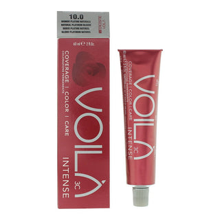 Intercosmo Voilà 3C Intense 10.0 Biondo Platino Naturale 60 ml — Tintura permanente per capelli