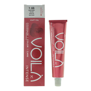 Intercosmo Voilà 3C Intense 7.66 Rosso Fuoco 60 ml — Tinta permanente per capelli