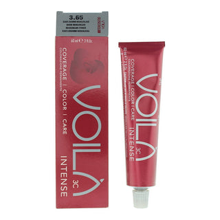 Intercosmo Voilà 3C Intense 3.65 Beaujolais Scuro 60 ml — Tinta permanente per capelli