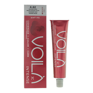 Intercosmo Voilà 3C Intense 4.62 Castano Borgogna Medio 60 ml — Tinta permanente per capelli