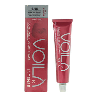 Intercosmo Voilà 3C Intense 6.55 Biondo Scuro Mogano Intenso 60 ml — Tintura permanente capelli