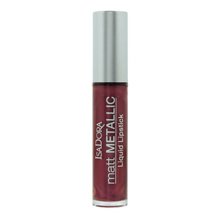 IsaDora Rouge à lèvres liquide mat métallisé 83 Burgundy Bite 7 ml 