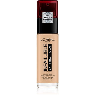 L'Oreal Paris Infallible Fond de teint liquide 125 Rose naturelle SPF 25 30 ml 