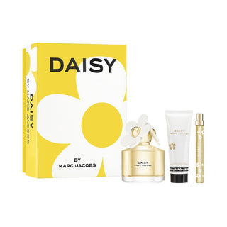 Sæt Marc Jacobs: Daisy Eau De Toilette til kvinder 100 ml + Daisy Eau De Toilette til kvinder 10 ml + Daisy fugtgivende bodylotion 75 ml 