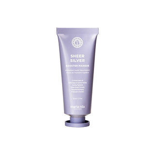 Maria Nila Sheer Silver Vegan masque crème pour cheveux pour neutraliser les tons jaunes 50 ml 