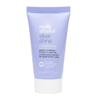 Milk Shake Silver Shine après-shampooing sans parabènes pour neutraliser les tons jaunes 50 ml 