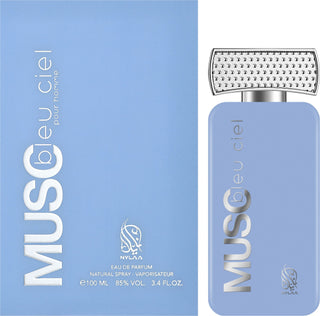 Nylaa Musc Bleu Ciel Eau de Parfum pour homme 100 ml 