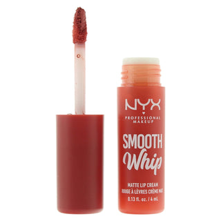 Nyx Smooth Whip Rossetto opaco crema 02 Kitty Belly 4 ml — Rossetto opaco in crema
