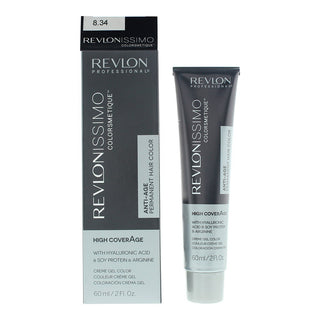Revlon Colorsmetiche KER-HA Complex 8.34 Biondo Nocciola Chiaro 60 ml — Tinta permanente