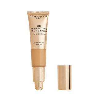 Revolution Pro CC Perfecting Base de maquillaje líquida hidratante F 5.7 SPF 30 30 ml 