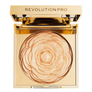 Revolution Pro Pro Lustre Illuminante Blush Highlighter Compacto Golden Rose 1 Tono 9 g 
