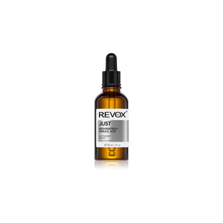 Revox B77 Just Squalane Resveratrol + Ácido Ferúlico Antioxidante Sérum para Rostro y Cuello 30 ml 