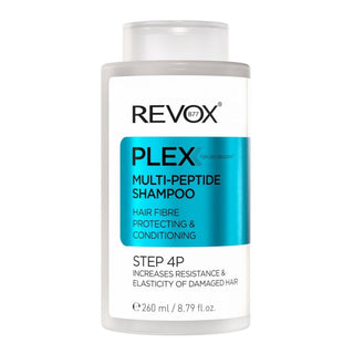 Revox B77 Plex Step 4P Champô Multi-Peptídeo para Cabelo Para o Condicionador 260 ml 
