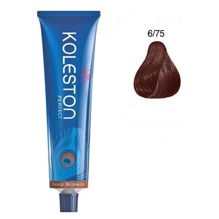 Wella Professionals Koleston Perfect 6/75 Biondo Scuro Castano Mogano 60 ml — Tinta permanente capelli