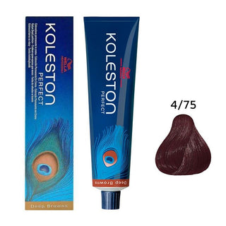Wella Professionals Koleston Perfect 4/75 Castano medio mogano 60 ml — Tinta permanente