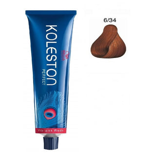 Wella Koleston Perfect 6/34 Biondo scuro rosso dorato 60 ml — Tinta permanente capelli