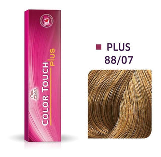 Wella Professionals Color Touch Plus צבע שיער חצי קבוע ללא אמוניה 88/07 בלונד בהיר טבעי אינטנסיבי 60 מ"ל 