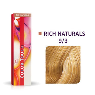 Wella Professionals Color Touch 9/3 Biondo chiaro dorato mogano 60 ml — Tintura Capelli Semipermanente
