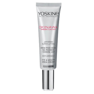 Yoskine Okinawa Caviale Verde Antirughe Giorno e Notte Crema Contorno Occhi 15 ml — Contorno occhi