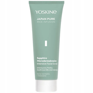 Yoskine Japan Pure Sapphire Microdermabrasion Scrub exfoliante y limpiador facial 75 ml 