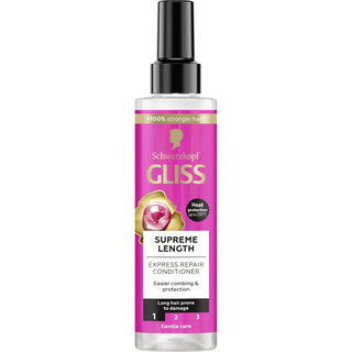 Schwarzkopf Gliss Supreme Length acondicionador regenerador para cabello largo 200 ml 