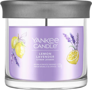 Yankee Candle Signature Limone con Lavanda 122 g — Candela in Bicchiere