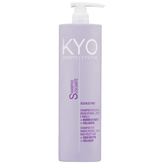 Kyo Smooth System Shampoo per capelli crespi 1000 ml — Shampoo anticrespo