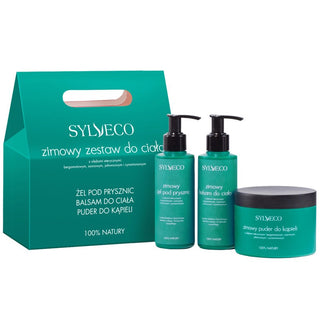 Sylveco סט גוף חורפי - אבקת אמבט 150 גרם + באלם 150 מ"ל + ג'ל 150 מ"ל 