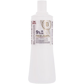 Wella Blondor Freelights Emulsione in crema 9% Vol 30 1000ml — Emulsione Decolorante