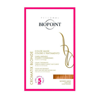 Biopoint טיפול צבע כרומטיקס מסכת טיפול צבע ב-5 דקות 30 מ"ל בלונד דבש 